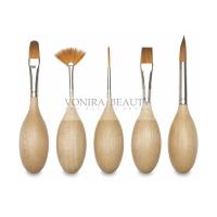 Buy cheap Creative Egg Art Professional Face Painting Brushes With High Grade Vegan Taklon product
