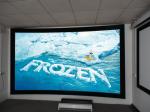 High definition 200'' 250'' Curved Projection Screen for HD Cinema Simulator