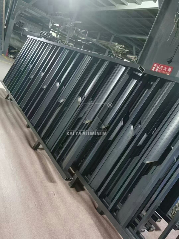 Decorative Courtyard Entrance Aluminum Door Profile For Garden