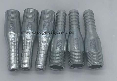 Buy cheap Industrial Carbon King Nipple BSP Durable Carbon Steel Pipe Fitting from wholesalers