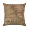 Buy cheap Throw Pillow cushion Covers, Decorative Pillowcase for Home Sofa Bedding Couch,Cotton Linen Map Pillow Covers from wholesalers