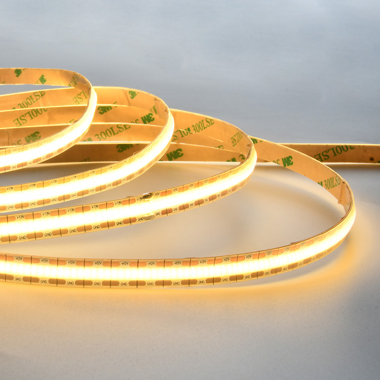 528 LEDs/M 6500K Ultra Bright CRI90+ White COB Led Strip Lights For Lighting Project