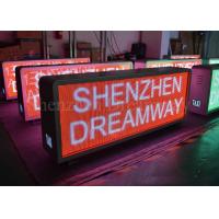 Buy cheap Two Sides LED Taxi Top Advertising Signs , P5 Outdoor Taxi Roof Led Display 600W product