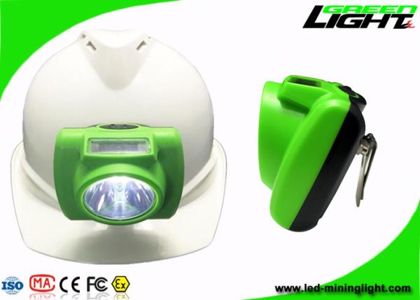 Buy cheap OLED Screen Cordless Cap Lamp , 13000Lux Led Mining Headlamp 6.2Ah Battery IP 68 from wholesalers