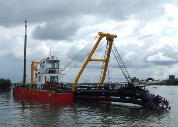 Buy cheap Sturdy Reamer Hydraulic Gold Mining Dredge Strong For Land Reclamation from wholesalers