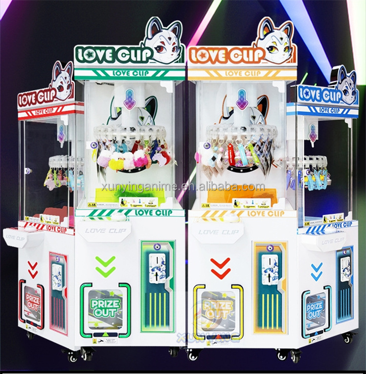 Clip Prize Candy Crane Machine Arcade Commercial Claw Machine