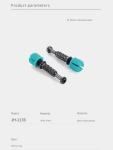 32mm Length Cam Lock Screws , Carbon Steel Cam Bolts For Furniture