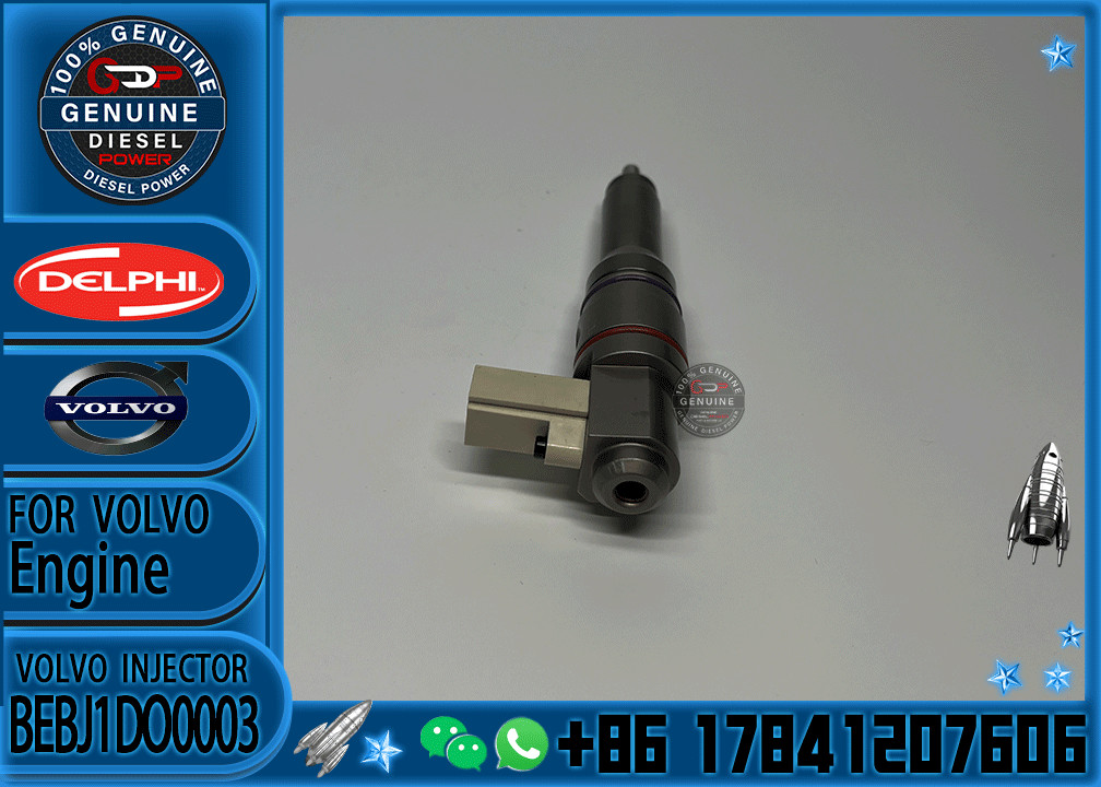 Diesel Fuel Injector common rail parts injector BEBJ1DO0003 1972591 BEBJ1DO1104 1972590 for VOLVO