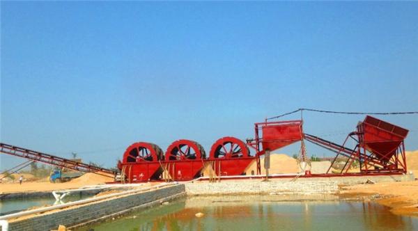 Buy cheap Customized Sand Washing Plant Bucket Wheel Sand Washer Steel Plate from wholesalers