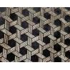 Buy cheap 30x30x30cm Black And Gold Fabric Foldable Storage Bins from wholesalers