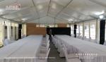 Aluminum PVC Mini Outdoor Party Tents With White Closed Curtain