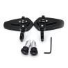 Buy cheap 22mm Blue Glass CNC Bike Motorcycle Modified Side Mirror Rearview Side Mirrors from wholesalers
