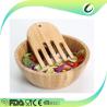 Buy cheap organic bamboo salad bowl from wholesalers