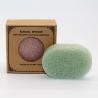 Buy cheap Large Light Orange Oval Cosmetic Sponge Baby Bamboo Charcoal Konjac Facial Sponge from wholesalers