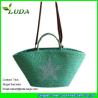 Buy cheap LUDA large straw beach totes wheat straw braided lady straw wholesale handbags from wholesalers