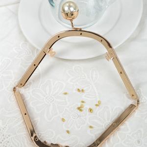 Buy cheap Imitation Pearl Kiss Clasp Silver Purse Clasp Frames from wholesalers