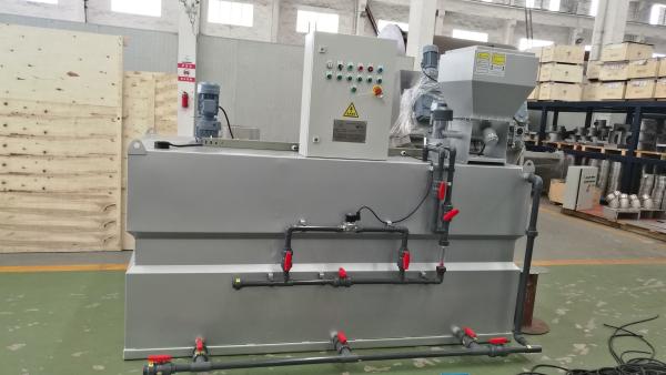 Polymer Chemical Auto Dosing System In Water Treatment Plant SS304 Stainless