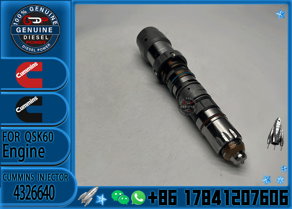 Common Rail Fuel Injector 4902828 4326640 362744RX 4088427 For Cummins Q23 Q60 Engine Injector