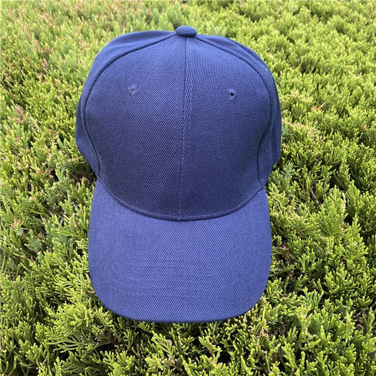 58cm Plain Structured Printed Baseball Caps Women Sports Dad Hat For Running Workouts