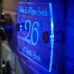 House Number Sign LED Acrylic Signage Ad Signage Office Door Plate Hotel Door