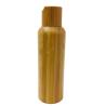 Buy cheap 50ml Frosted Glass Bottle with Bamboo Cap Cosmetic Container Dia 37mm* H95mmn from wholesalers