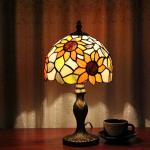 Buy cheap Restaurant Bed Room Coffee House Hand-crafted reading table Decorative mosaic turkish flower Stained Glass Table lamp from wholesalers