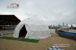 Steel and PVC Geodesic Event Dome Tent for Beer Festival , geo shelter dome tent
