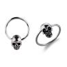 Buy cheap Fancy punk style skull nose ring stainless steel body piercing jewelry from wholesalers