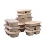 Buy cheap Wheat Straws Take Out Lunch Box Biodegradable 500ML from wholesalers