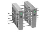 Stainless Steel 90 Degree Half Height Turnstile 30W 0.2S
