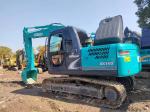 SK140 Used Kobelco Crawler Excavators 74KW Rated Power 14 Tonnage