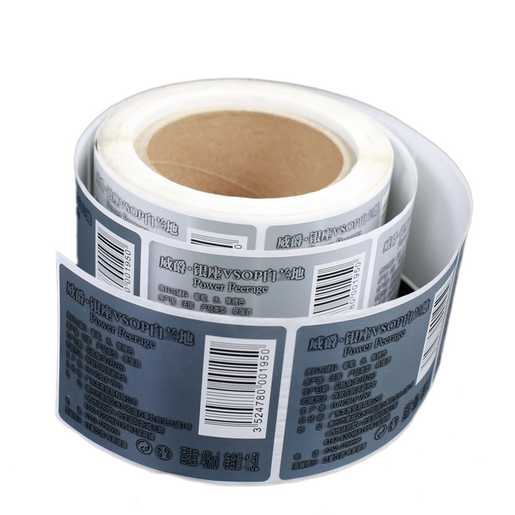 Color Custom Adhesive Labels Printed Wine Bottle Labels ODM OEM