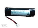 3.7 Volt 2300mAh Lithium Ion Cylindrical Battery Rechargeable for Bicycle