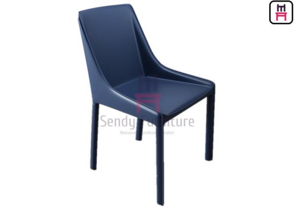 Buy cheap Upholstered Tanned Leather Saddle Leather Chair Hotel Usage With Mini Armrest from wholesalers
