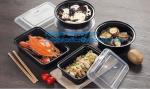 PET clear plastic food disposable container fruit salad bowl,disposable food