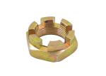 Yellow Zinc Plated M16-M36 Grade 8 Hex Nuts with Slots
