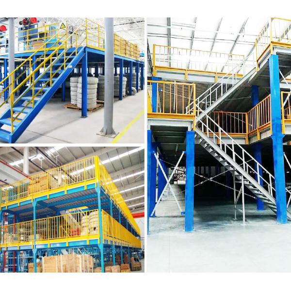 Steel Structure Garret Mezzanine Floor Platform Heavy Duty Rack