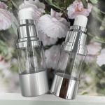 Spray Actuator or Lotion Actuator Aluminum Cap Shoulder Base Airless Bottle