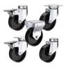 Buy cheap Black 60kg Loading 80mm Industrial Casters For Trolley from wholesalers