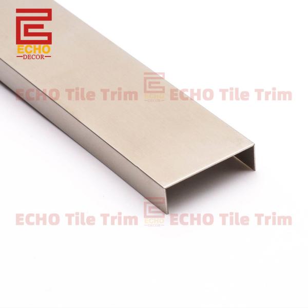 Buy cheap Bathroom Silver Stainless Steel Listello Border Edge Tile Trim from wholesalers