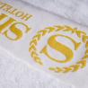 Buy cheap Embroidered Hotel Bath Towels , Hotel Style Towels European American Style from wholesalers