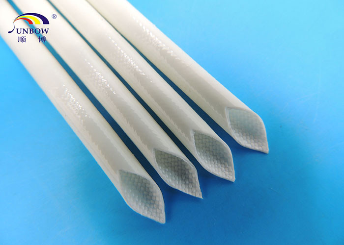 7KV Insulation Fiberglass Sleeve with Silicone Coating 2.0mm ID 200ºC High Temperature