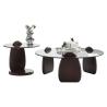 Buy cheap Functional Glass Top Combination Coffee Table OEM ODM from wholesalers