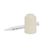 0.25ml - 1ml Glass Dropper 20/410 Off White Press Type Glass Graduated Pipette