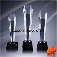 Buy cheap Customed Crystal Trophy promtion gift printed logo product