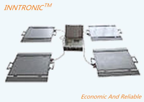 Buy cheap IN-ST01 Grey Aluminum Portable Truck Scale 10t，20t，40t 4 pads For car weighing IP66 7.5V/3A or 12V/3A from wholesalers