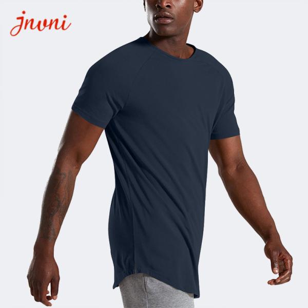 Buy cheap Cotton Blend Mens Muscle T Shirt Tight Fitting Muscle Short Sleeve Men'S T-Shirts from wholesalers