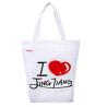 Buy cheap White Eco Canvas Bags With Clear LGO Beautiful Pictures Simple Style from wholesalers