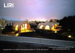 Outdoor Waterproof Luxury Glamping Tents Shell Shape For Bathroom