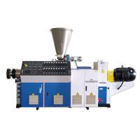 Buy cheap Twin Screw 1000mm Pvc Pipe Extrusion Machine product